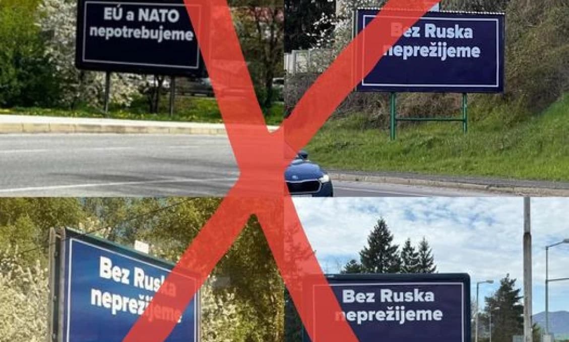 ŠKANDALÓZNE BILBORDY? Primitivizmus "Demokratov" prekáža už aj Ukrajincom na Slovensku