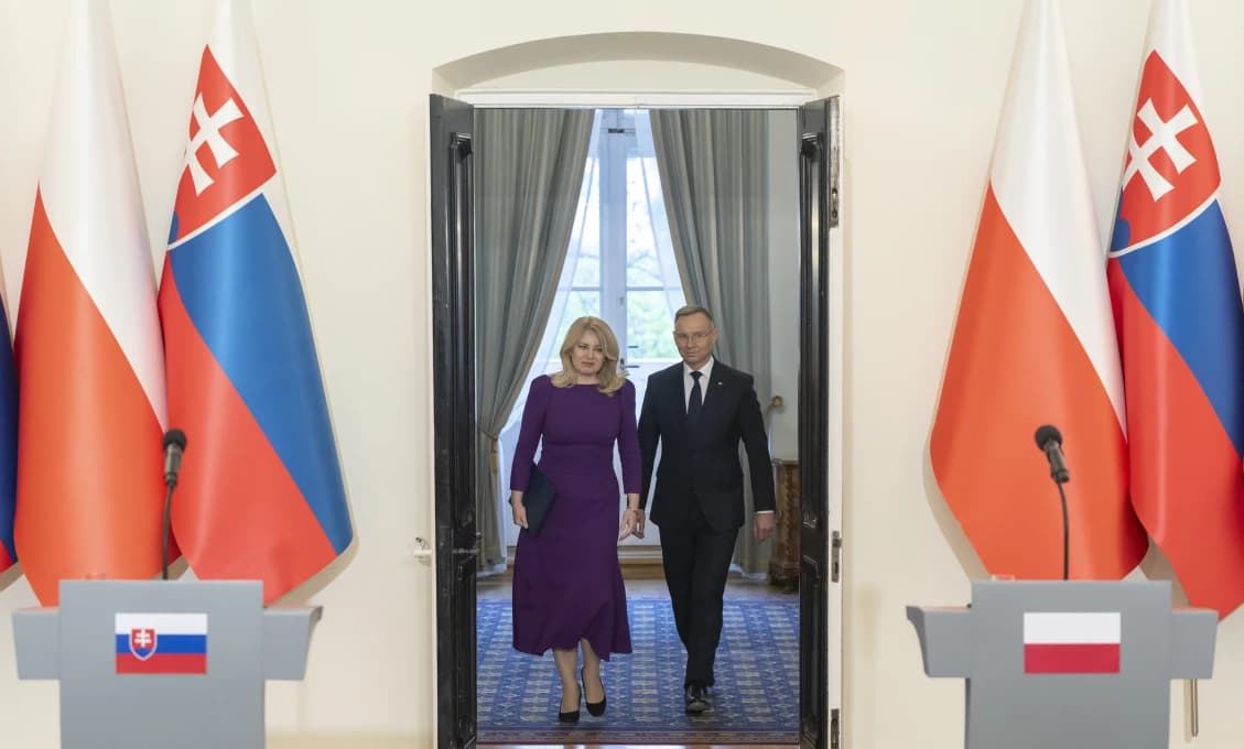Stretnutie o ničom? Čaputová v Poľsku poďakovala Dudovi