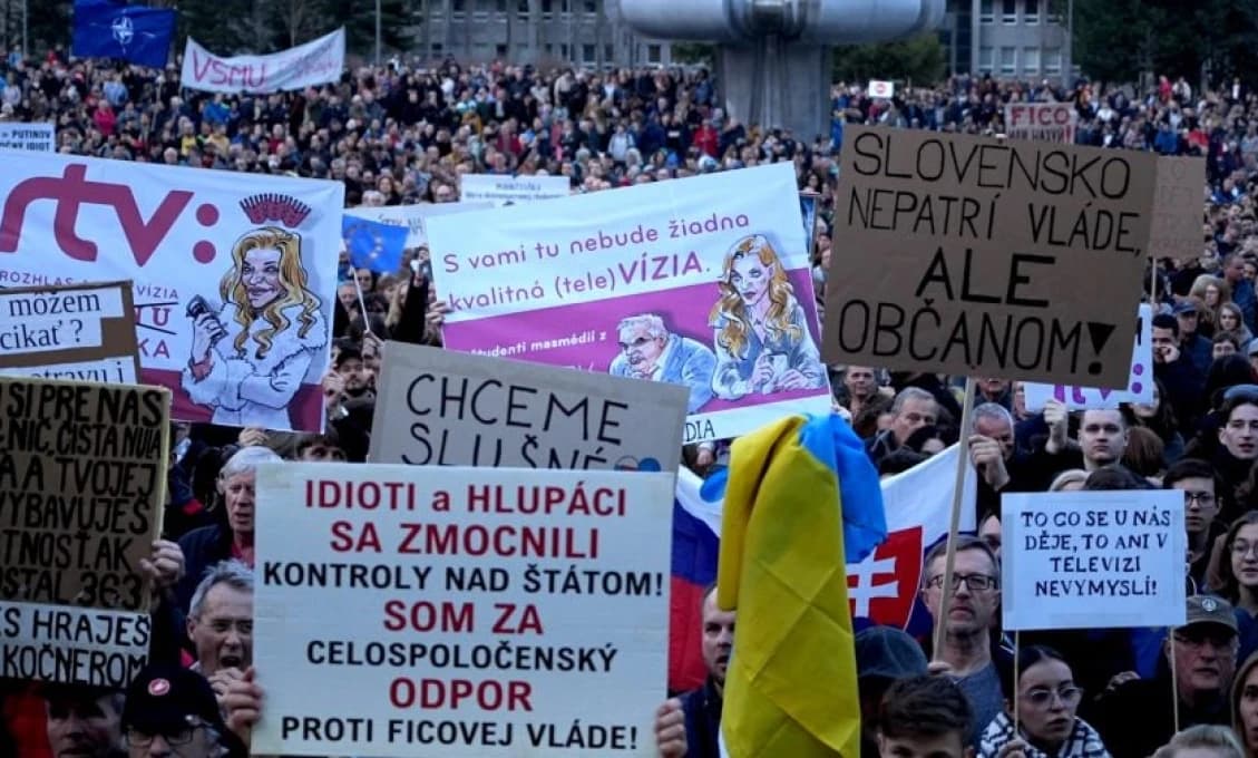 Čierny deň v RTVS: Takýto odkaz natočili zamestnanci vláde