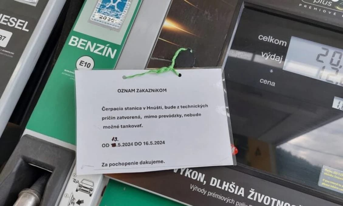 Pozor, na TÝCHTO čerpacích staniciach NENATANKUJETE! Zatvorené budú VIAC dní