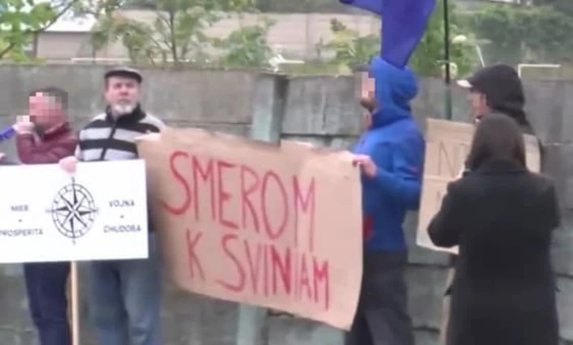 Hlas ľudu: Hej, Šimečka, aj vy jeho podritné muchy, počúvajte!