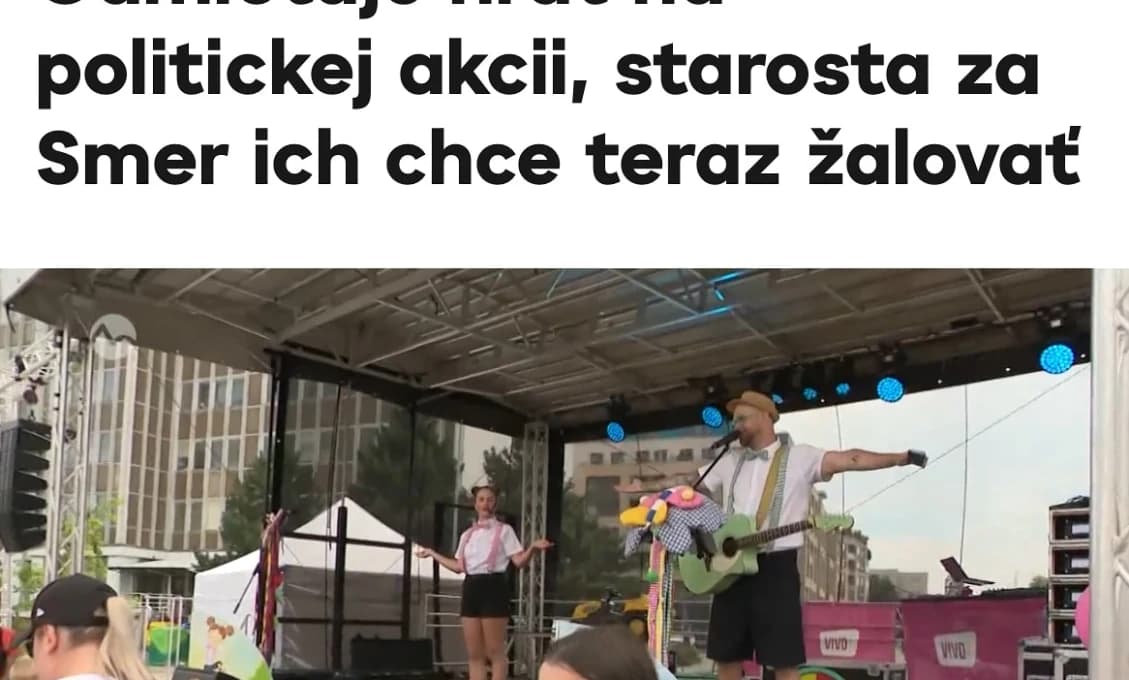 Fico, Paci Pac a nahnevaný starosta: Čo sa to deje v Starej Bystrici?