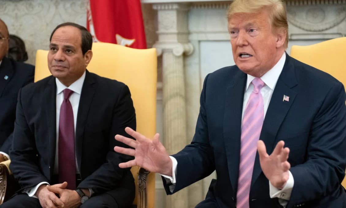 DOSTAL Trump TAJNÝ DAR 10 miliónov dolárov od egyptského diktátora?