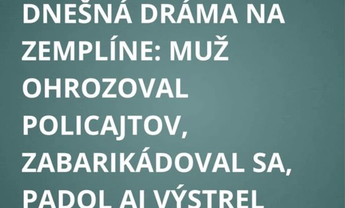 Šialenec na Zemplíne: Muž sa snažil zraziť policajtov vysokozdvižným vozíkom!