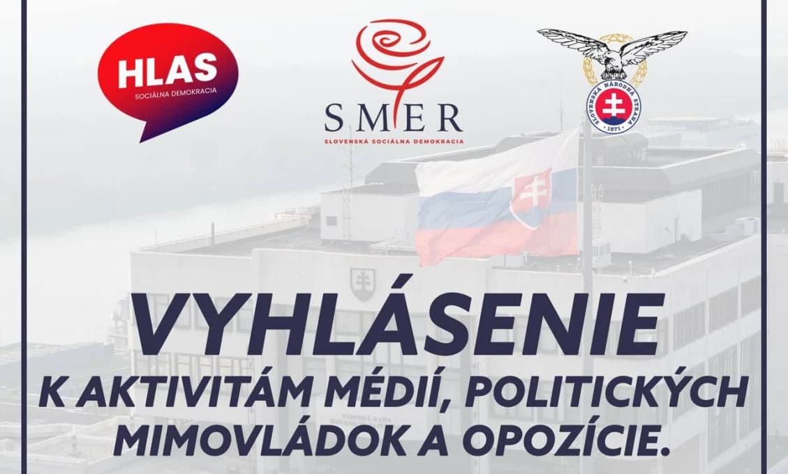 MIMORIADNE! VYHLÁSENIE KOALIČNÝCH STRÁN
