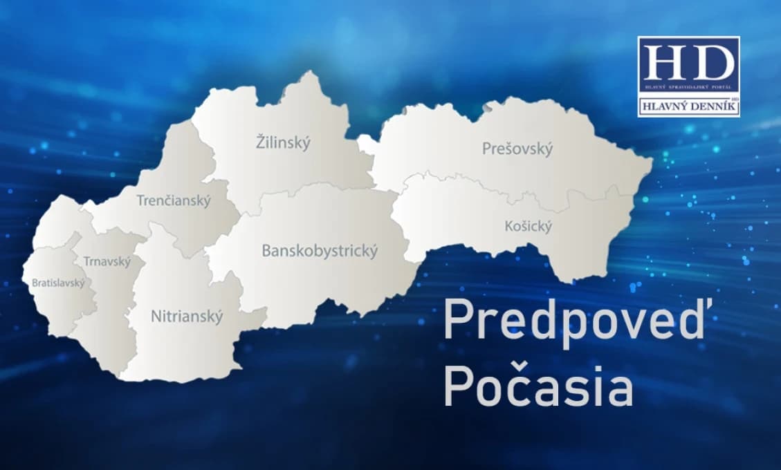 Predpoveď počasia pre Slovensko na pondelok 26. augusta