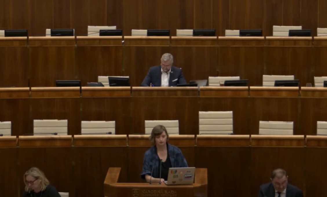 Gašpar vypochodoval Plavákovú zo sály. Spor o nálepky eskaluje, rokovanie je pozastavené!