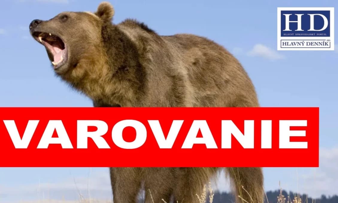 Medveď sa POTULUJE pri TOMTO obľúbenom turistickom chodníku!