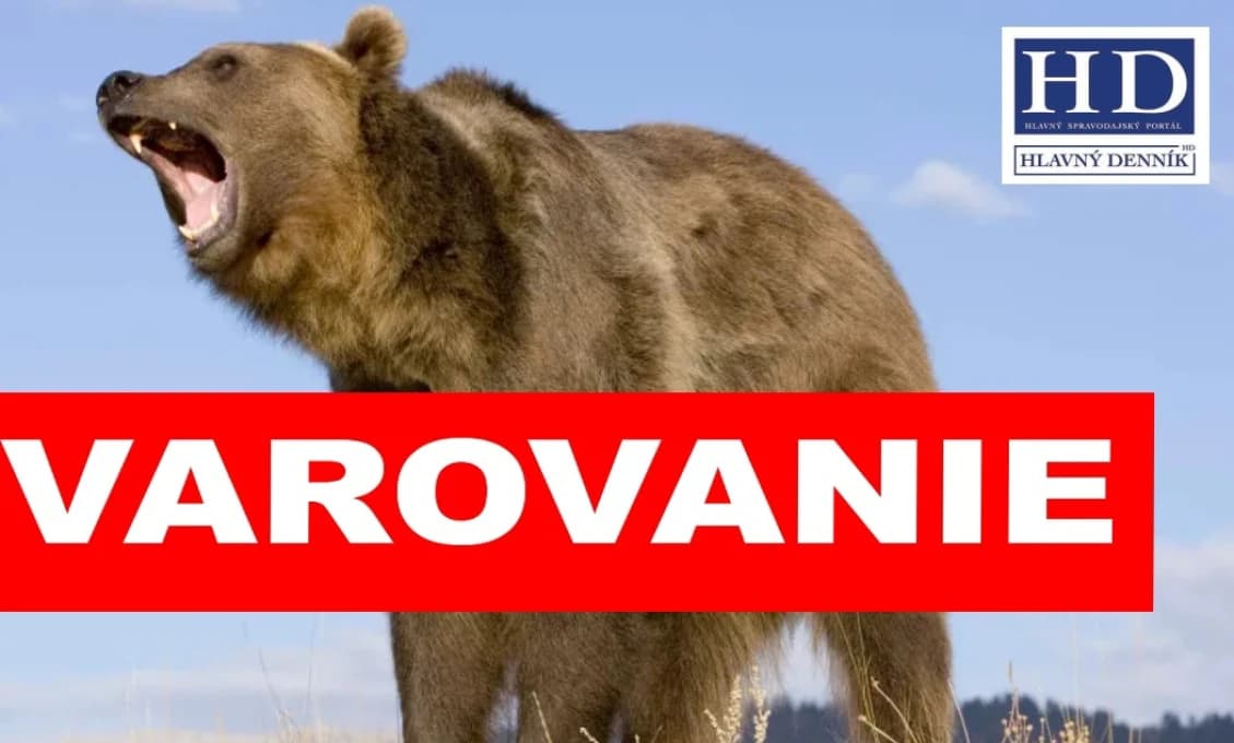 OBEC VARUJE! Medveď v obľúbenom turistickom centre