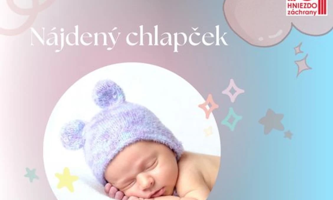 V hniezde záchrany našli novorodeniatko. Odkaz pre rodičov