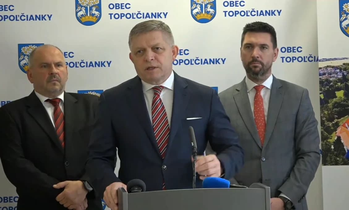 NAŽIVO TK premiéra Roberta Fica po výjazdovom rokovaní vlády SR v Topoľčiankach