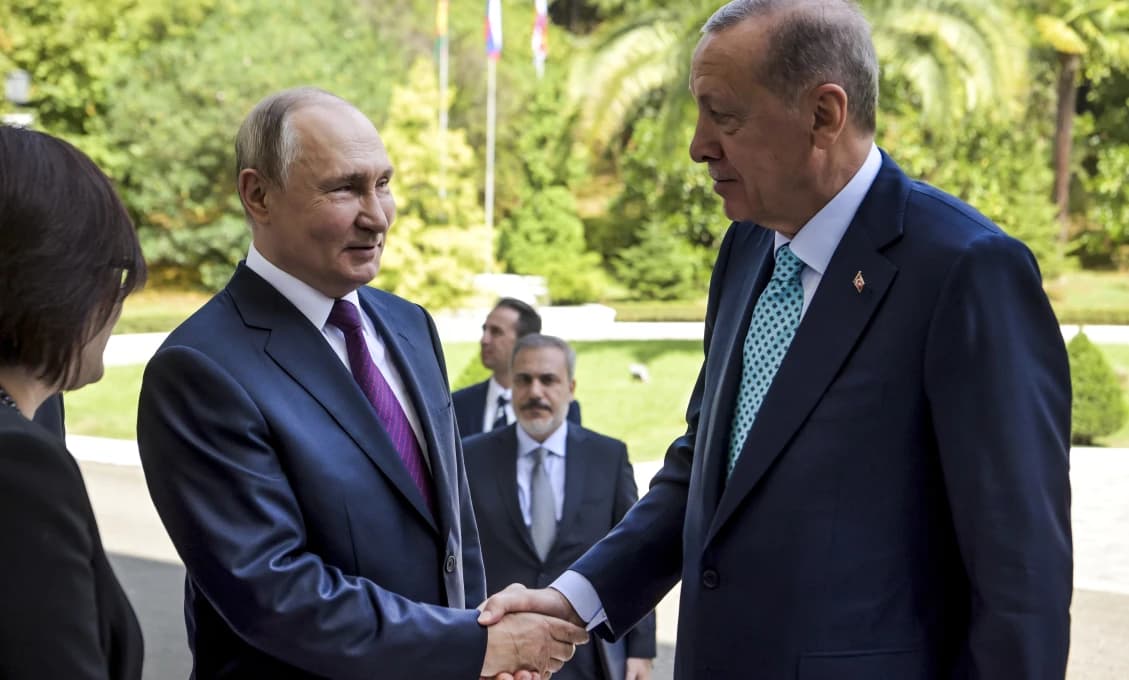 Vladimír Putin telefonoval s Erdoganom