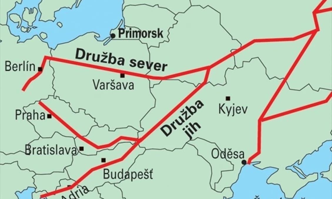 Do Česka prestala cez ropovod Družba prúdiť ropa. Nikto nevie prečo!