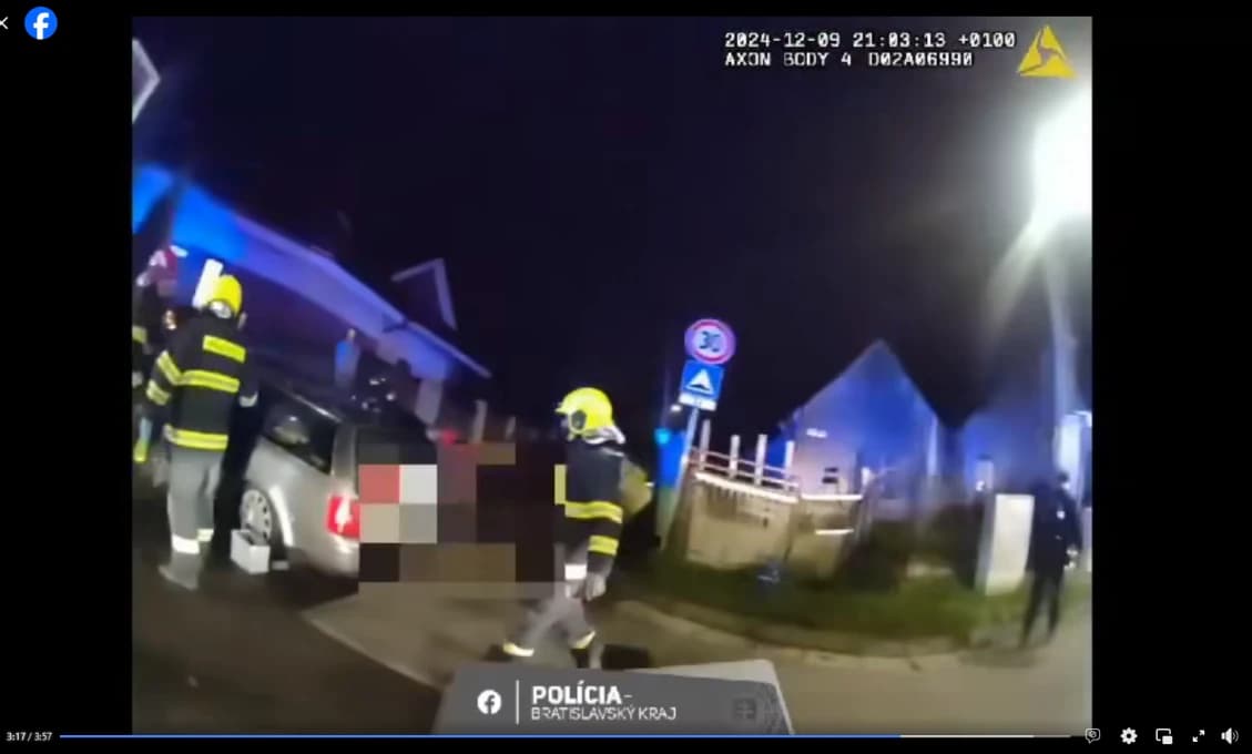 Šokujúce video: Polícia zverejnila unikátne zábery z telovej kamery