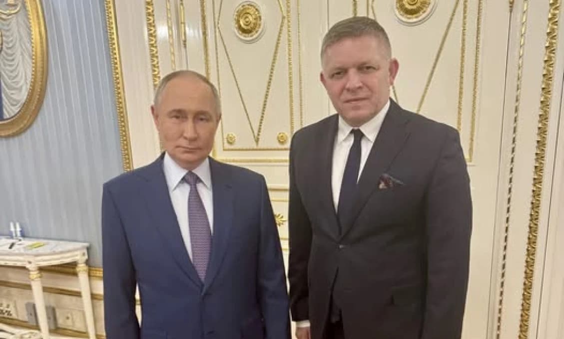 Fico hovoril s Putinom o Ukrajine i vzťahoch s Ruskom, ktoré chce štandardizovať