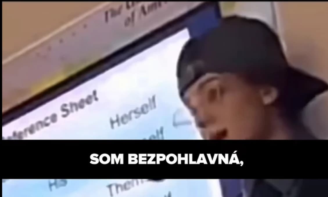 „Bezpohlavná učiteľka“ Darren vysvetľuje... (VIDEO)