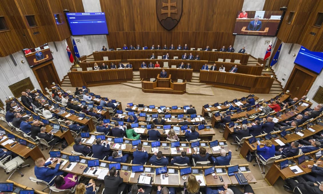 Robert Fico vystúpil v parlamente