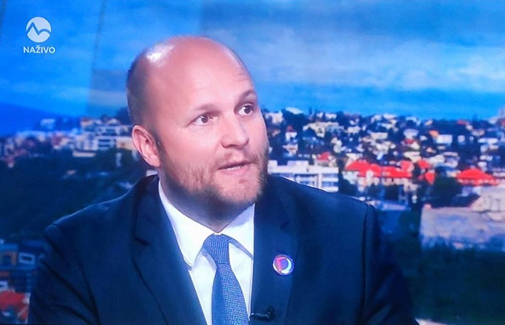 Na snímke predseda Demokratov Jaroslav Naď