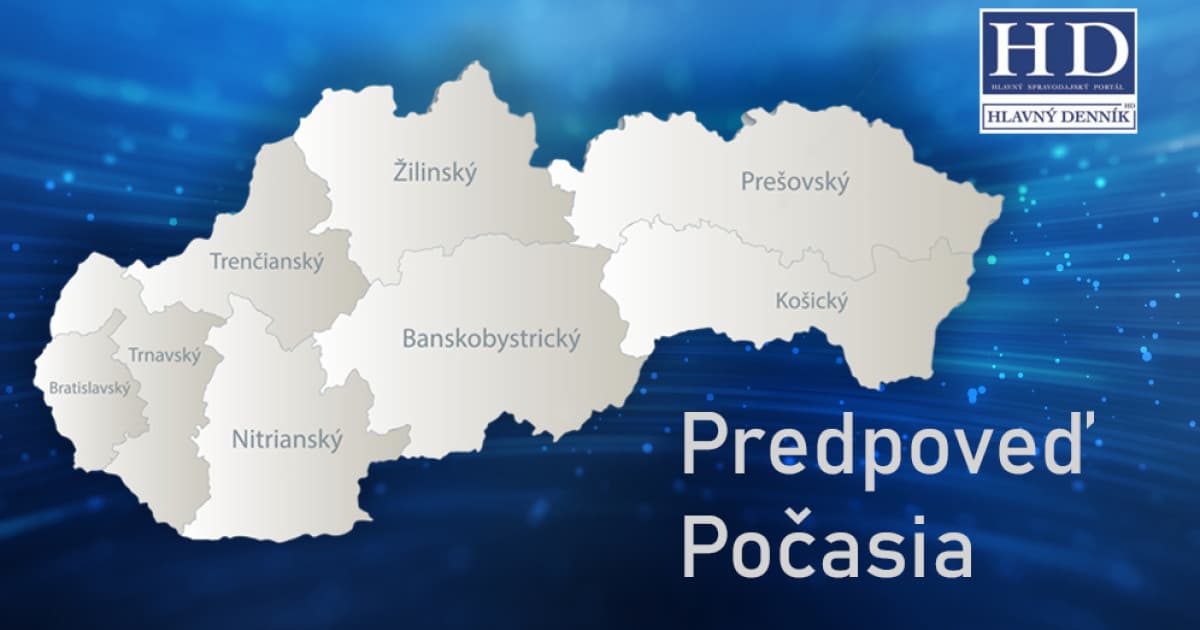 Predpoveď počasia pre Slovensko na štvrtok 6. augusta
