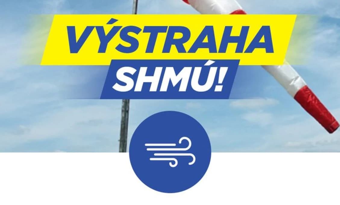 SHMÚ vydal výstrahu