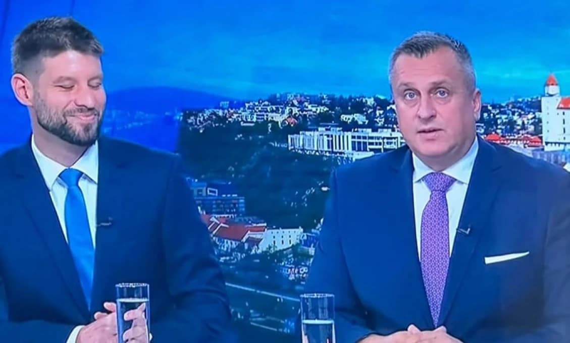 Aktuálne z politickej relácie! Andrej Danko versus Michal Šimečka