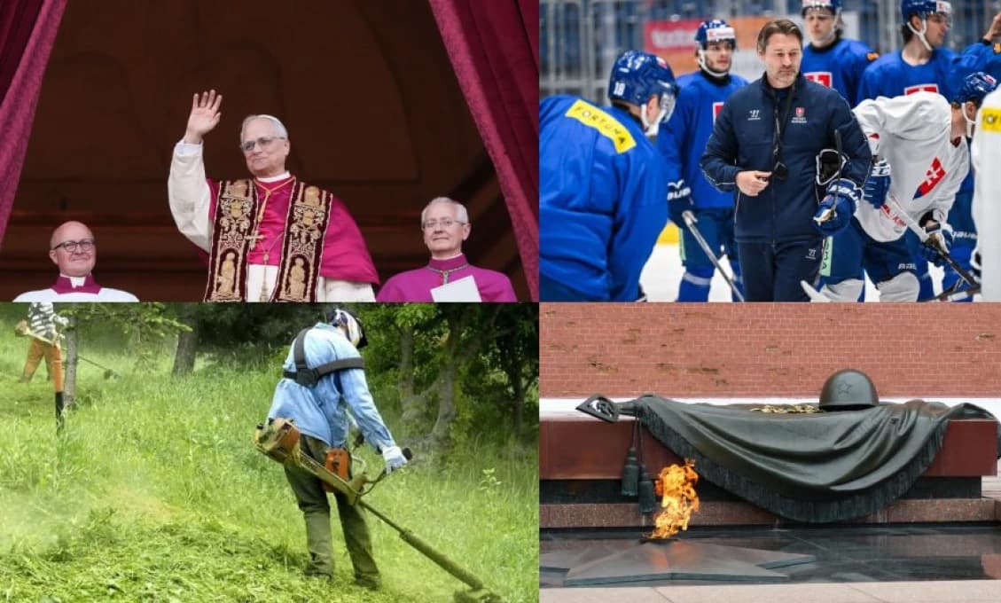 Konkláve, hokej, záhrada a Moskva