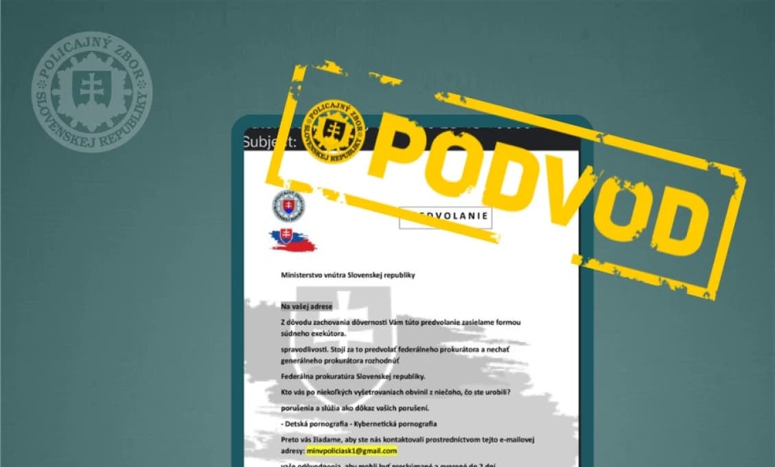 POZOR! Polícia upozorňuje na falošné predvolania