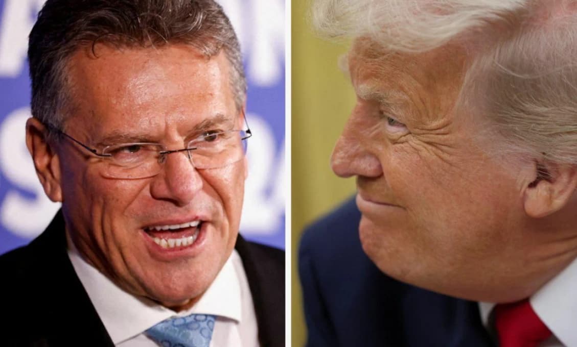 Šefčovič to nezvláda! Trump pohrozil EÚ 50% clami od 1. júna