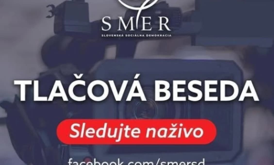 Vysielame tlačovú konferenciu predstaviteľov strany SMER - SSD na tému: Päť otázok pre pani Šimečkovú