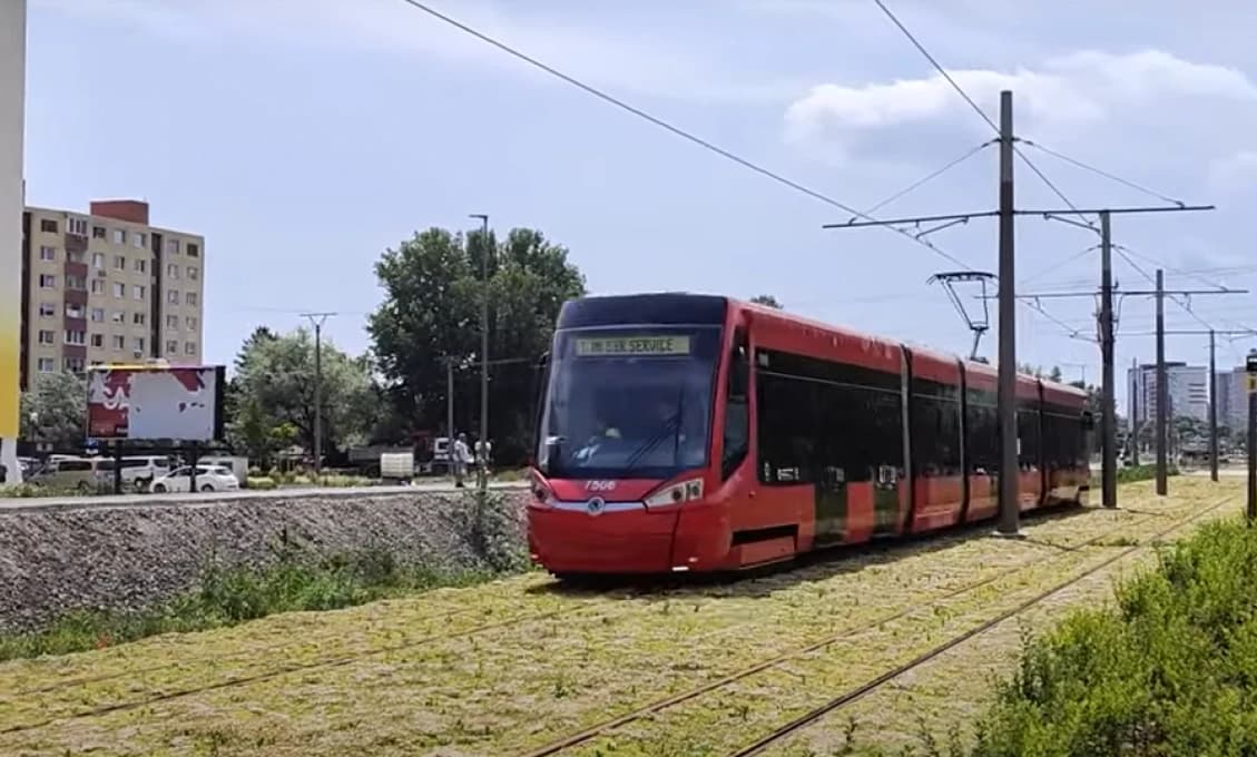Potopa na konečnej zastávke novej petržalskej električky (VIDEO)