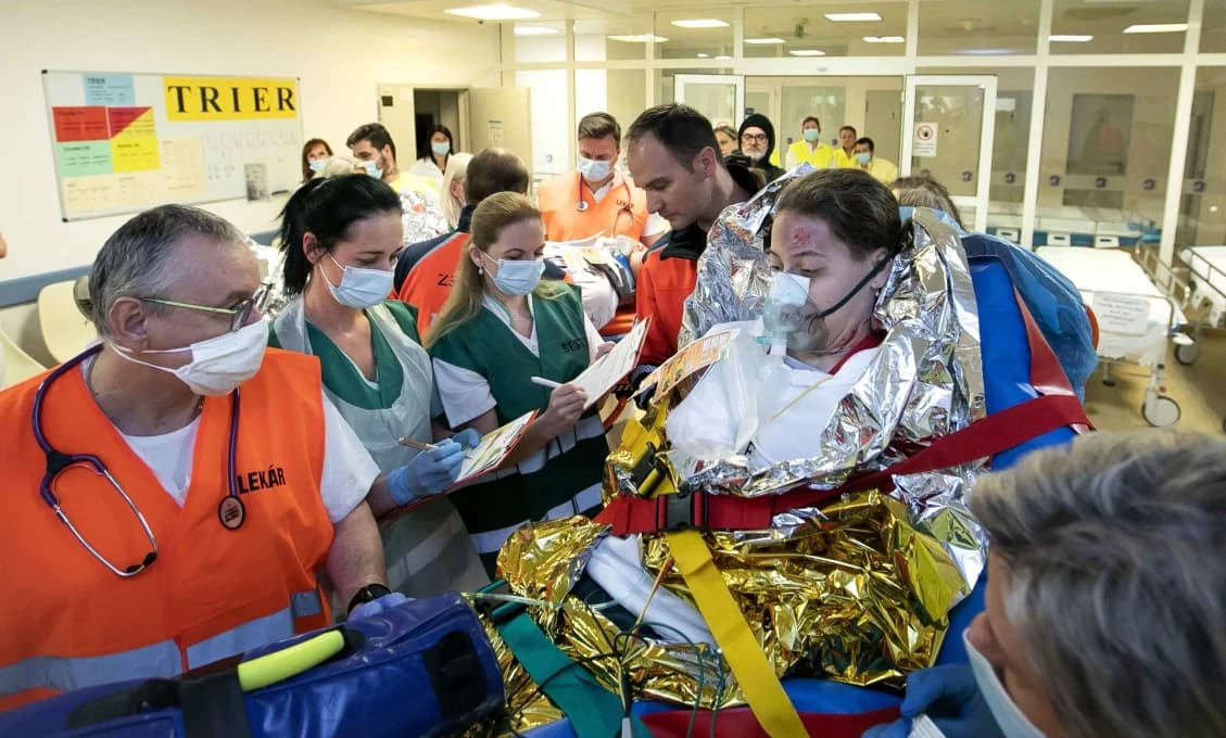 UNLP v Košiciach pre nehodu pri Drienovci aktivovala traumatologický plán