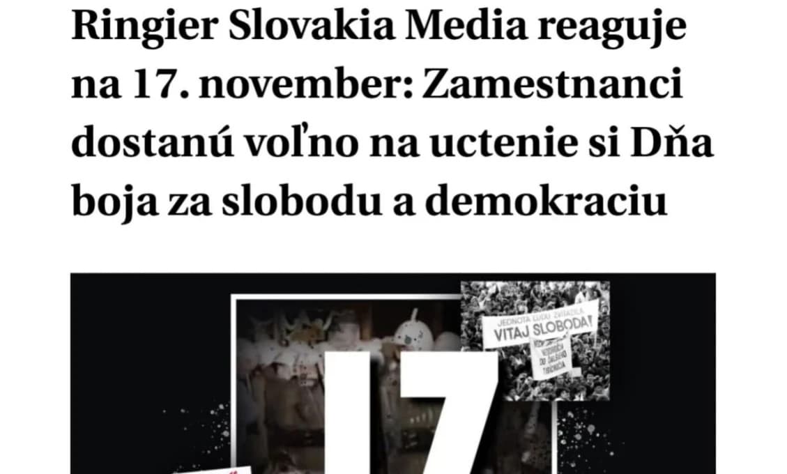 17. november 2025 - preteky v "demokracii". A v 2020?