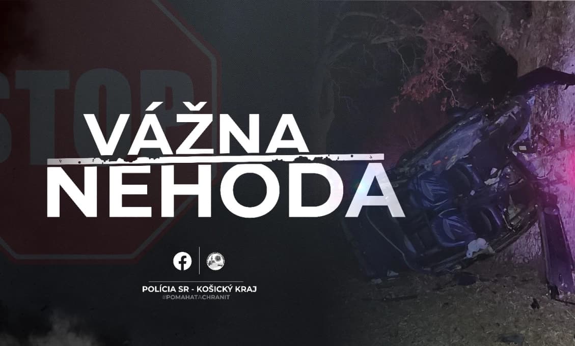 AKTUÁLNE VÁŽNA NEHODA osobného auta a kamiónu! Auto na šrot, traja zranení (FOTO)