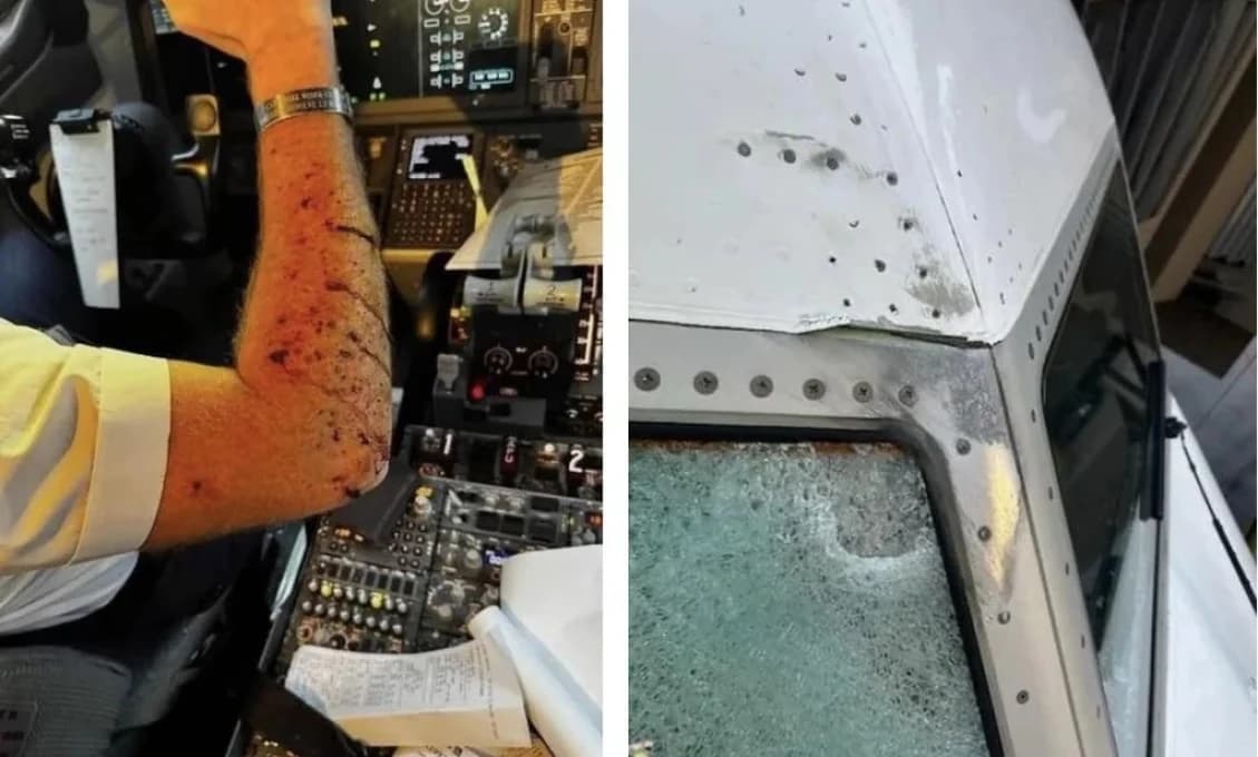 Neznámy predmet rozbil okno Boeingu vo výške 11 kilometrov. Pilot bol zranený, ale zostal pokojný – podrobnosti odhalené