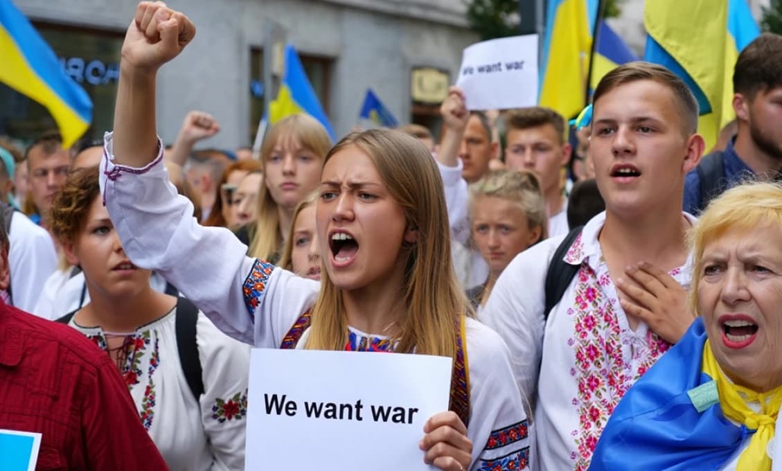 Ukrajinci v zahraničí panikária! Potrebujú vojnu minimálne do roku 2027