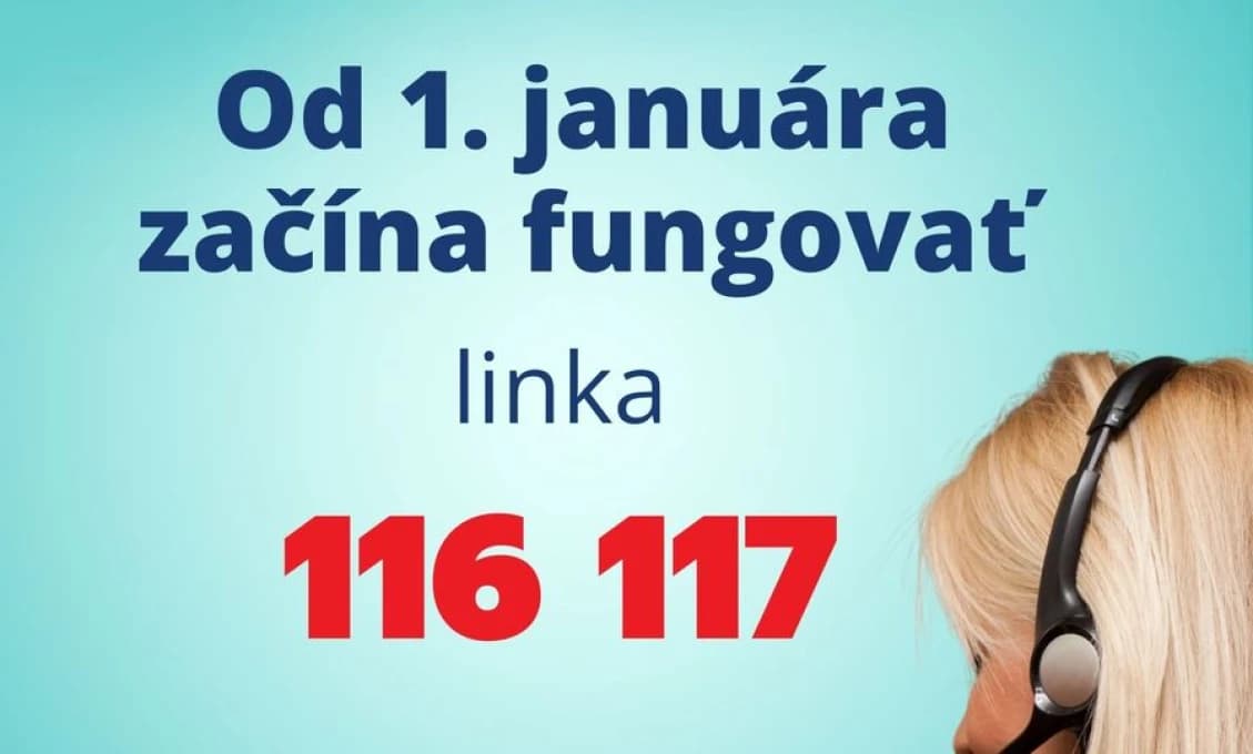 Od januára začína fungovať bezplatná linka 116117 pre neurgentné stavy