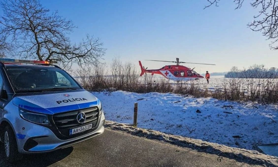 TRAGÉDIA NA CESTE Vyslali aj vrtuľník, záchranári bojovali o život (FOTO)