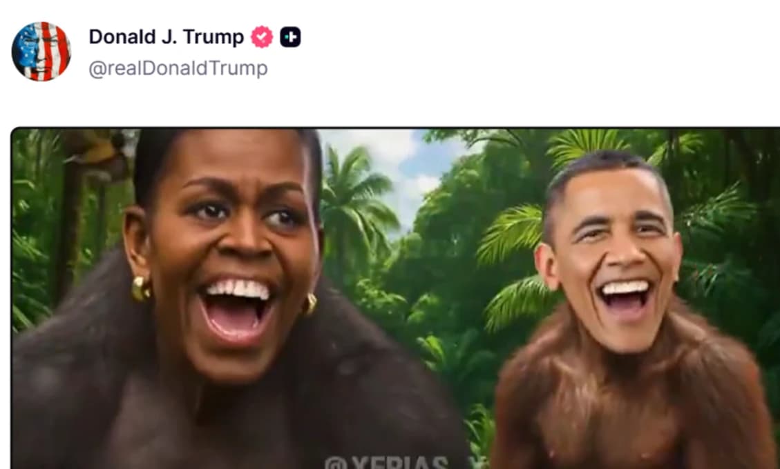 Trump dehumanizoval Obamovcov. Biely dom hovorí o "memečku" (VIDEO)