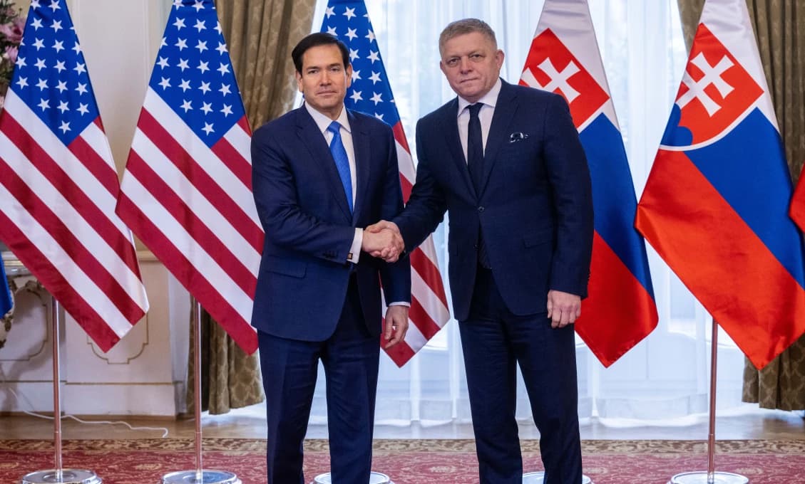 Marc Rubio na Slovensku! Rokoval s prezidentom Pellegrinim a premiérom Ficom