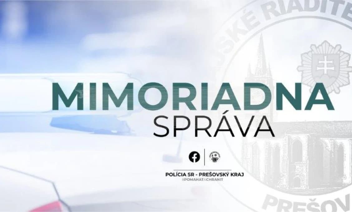 AKTUÁLNE V Poprade prebieha policajná razia Cézar