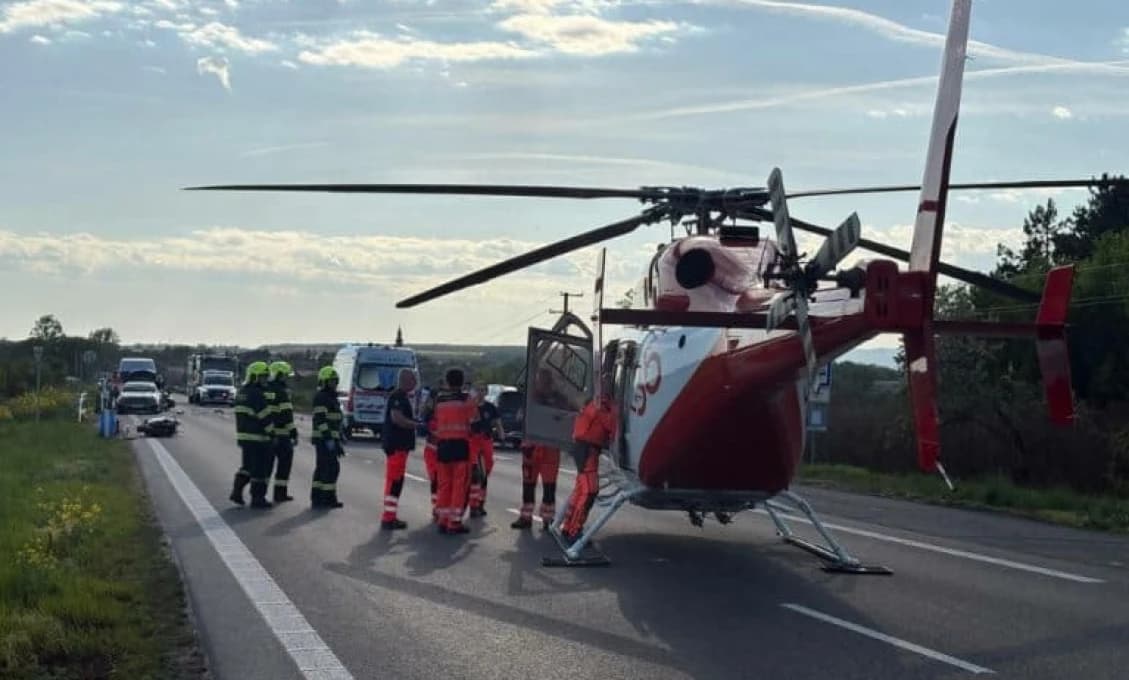 AKTUÁLNE VÁŽNA ZRÁŽKA na hlavnom ťahu: Zasahuje vrtuľník, úsek uzavreli (FOTO)