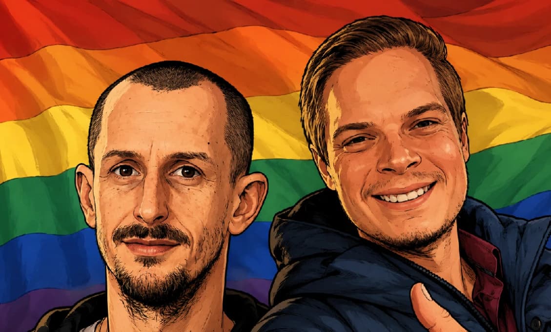 Zišiel sa výkvet LGBTI komunity - Púchovský a majiteľ Teplárne... A poohovárali Slovákov (VIDEO)