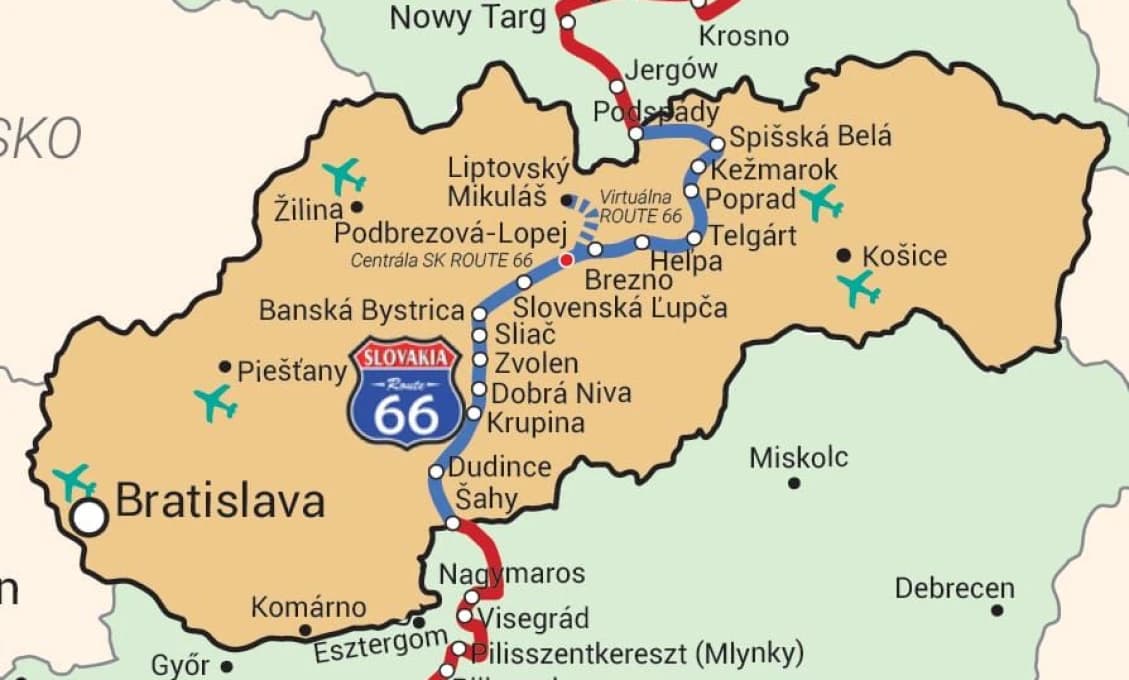 Route 66 aj na Slovensku! V Lopeji slávnostne otvoria medzinárodný projekt EU