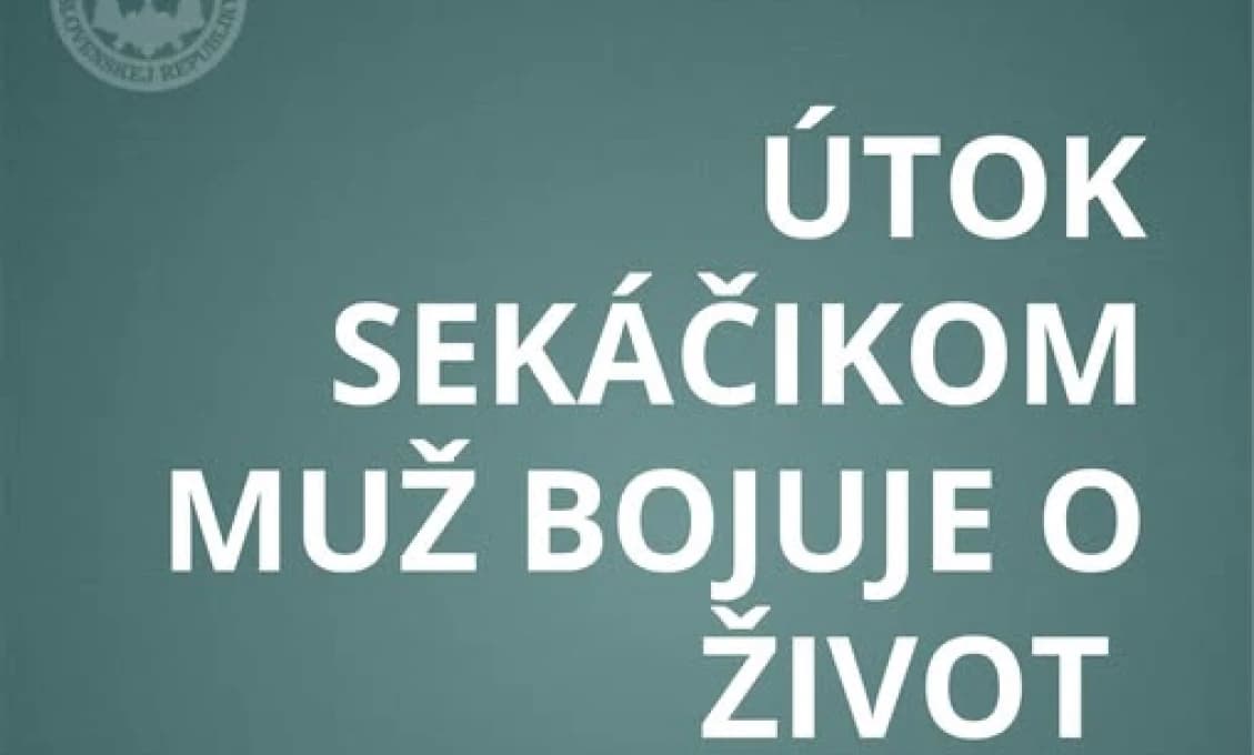 Muž útočil v Spišskej Novej Vsi sekáčikom na mäso. Obeť bojuje o život