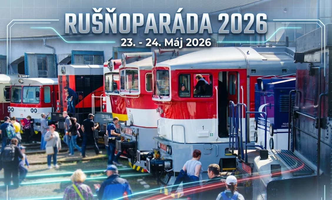 Rušňové depo v Košiciach cez víkend ovládne Rušňoparáda 2026