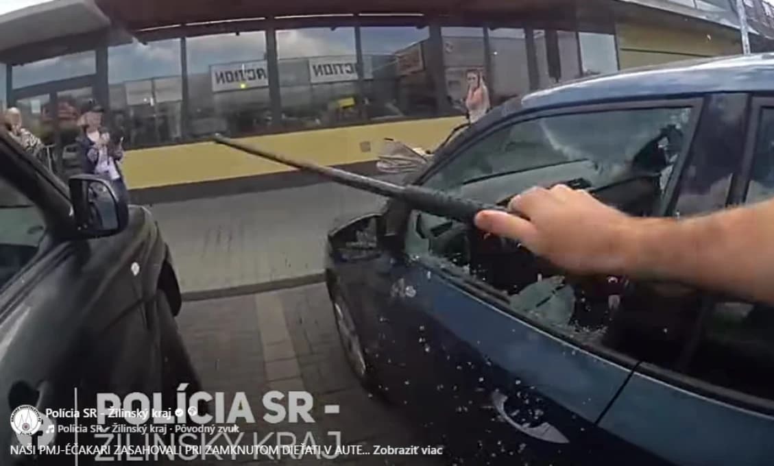DRÁMA v Martine: Policajti rozbíjali auto, vo vnútri bolo 10-mesačné bábätko!