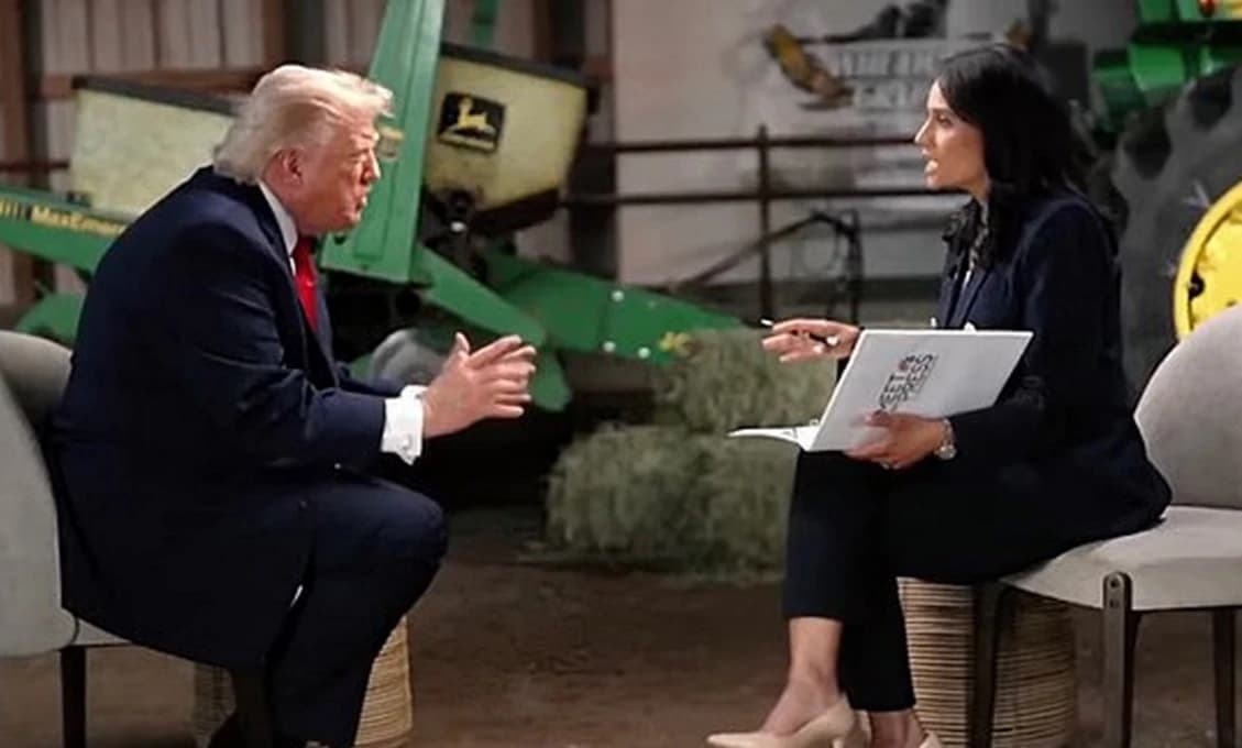 "Buď si podvodníčka, alebo hlúpa"! Trump sa pustil do reportérky NBC a zúrivý odišiel z vysielania (VIDEO)