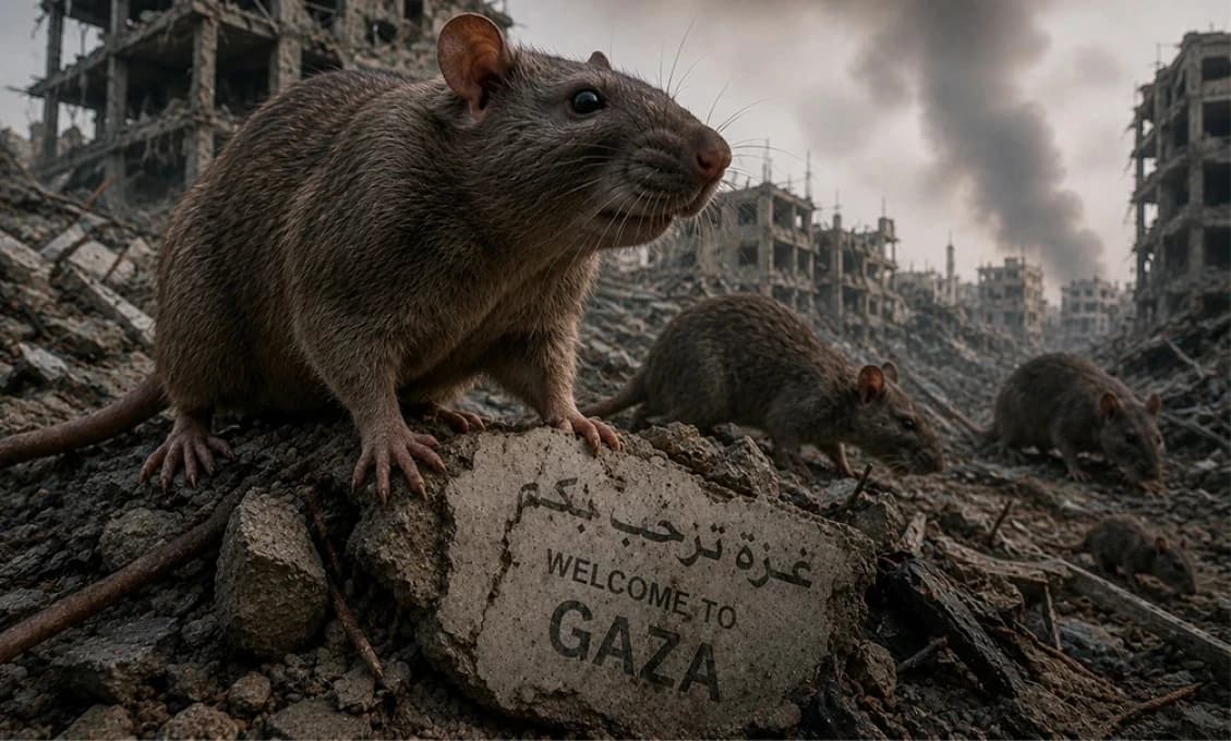 Environmentálna katastrofa! Pásmo Gazy čelí zamoreniu hlodavcami kvôli telám mŕtvych pod troskami
