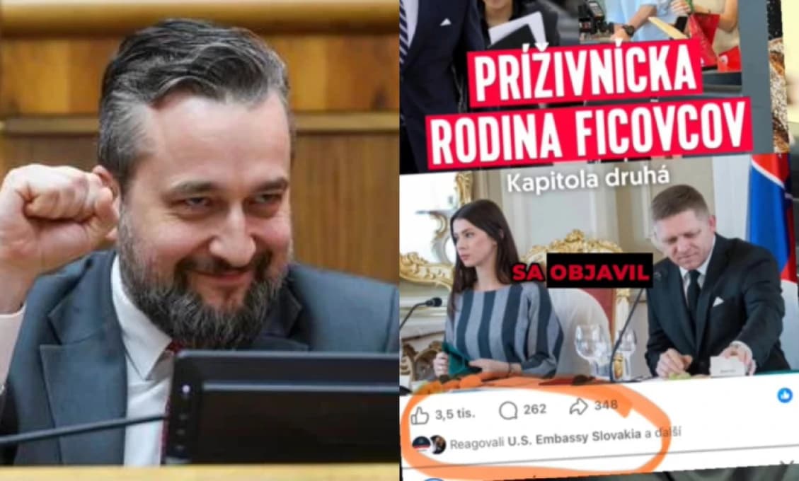 Diplomatické faux pas ambasády SŠA. Lajk pre politický útok na premiéra!