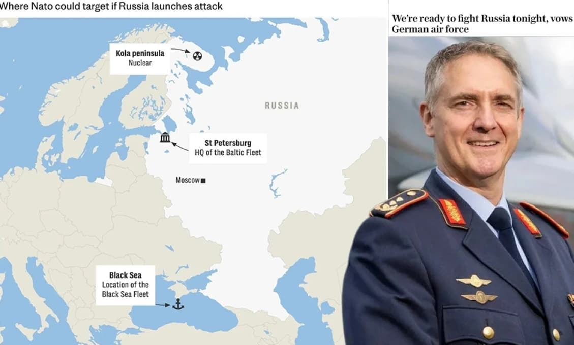 Prvé ciele NATO vo vojne s Ruskom